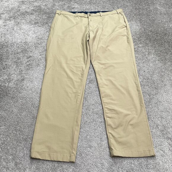 Lauren Ralph Lauren RLL Slacks Dress Pants Mens 40x32 Khaki Brown Straight Leg - Picture 1 of 12